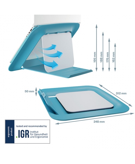 Stovas monitoriui LEITZ COSY, žydras