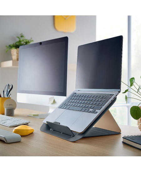 Stovas monitoriui LEITZ COSY, pilkas