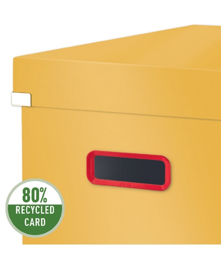 Daiktadėžė LEITZ COSY Cube L,  geltona