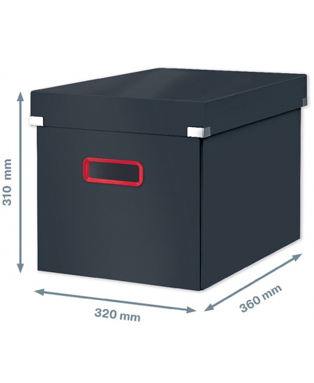 Daiktadėžė LEITZ COSY Cube L,  pilka