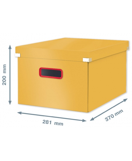 Daiktadėžė LEITZ COSY Cube M,  geltona