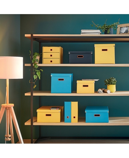 Daiktadėžė LEITZ COSY Cube M,  geltona