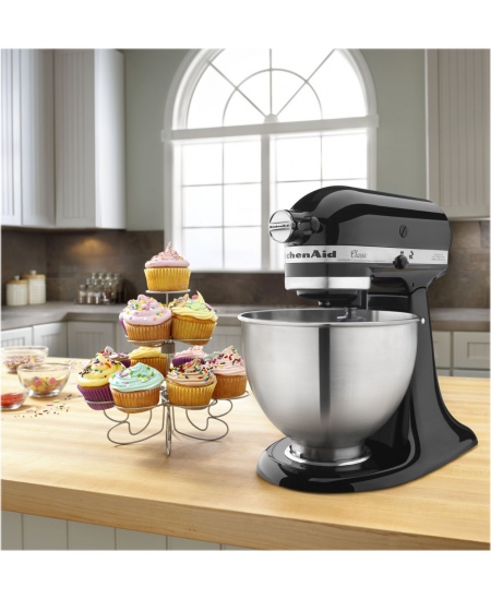 KitchenAid Classic Kitchen Machine | 5K45SSEOB | 250 W | Bowl capacity 4.3 L | Black