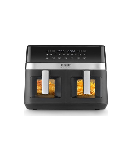 Caso Air Fryer | DuoChef | Power 2200 W | Capacity 14 L | Black