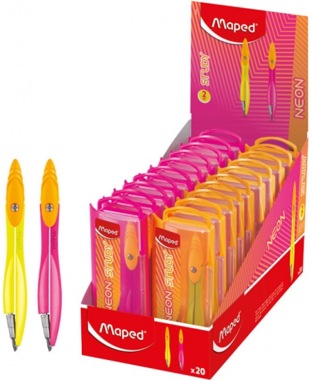 Skriestuvas Maped Study Neon, su atsarginė šerdele