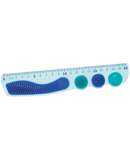 Mažinanti stresą liniuotė  MAPED Kidy Learn Concentration, 20 cm