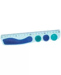 Mažinanti stresą liniuotė  MAPED Kidy Learn Concentration, 20 cm