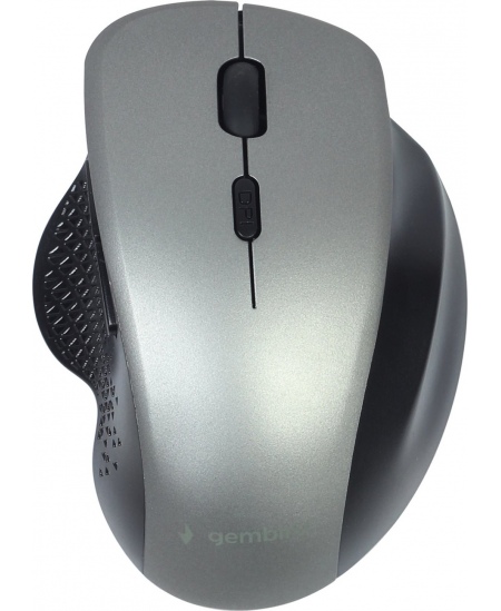 Gembird | Wireless Optical mouse | MUSW-6B-02-BG | Optical mouse | USB | Black-Spacegrey