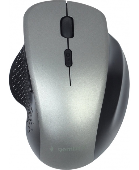 Gembird | Wireless Optical mouse | MUSW-6B-02-BG | Optical mouse | USB | Black-Spacegrey