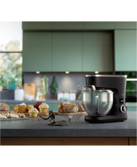 Philips Kitchen Machine with mix | HR7962/01 7000 Series | 1000 W | Number of speeds 8 | Bowl capacity 5.5 L | Black