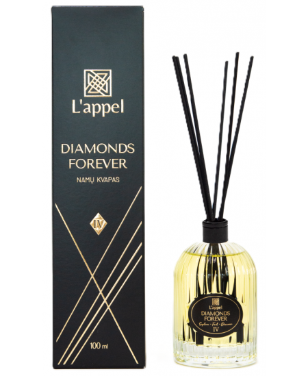 Namų kvapas su lazdelėmis LAPPEL, Diamonds forever, 100 ml