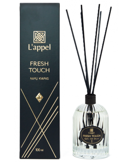 Namų kvapas su lazdelėmis LAPPEL, Fresh touch, 100 ml