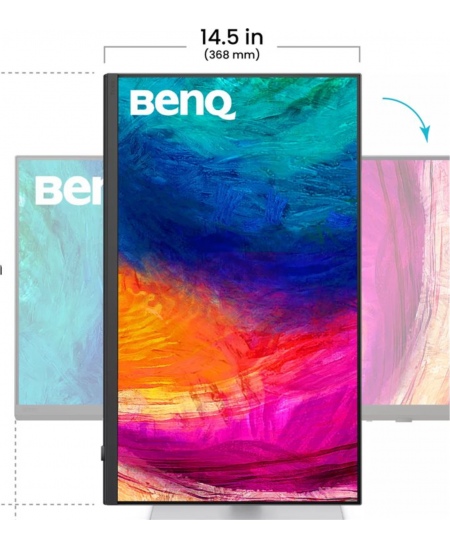 Benq PD2730S | 27 " | IPS | 5K | 16:9 | 60 Hz | 5 ms | 5120 x 2880 pixels | 400 cd/m² | HDMI ports quantity 1 | Black