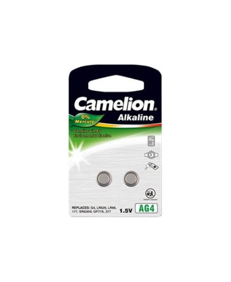 Camelion AG4/LR66/LR626/377, Alkaline Buttoncell, 2 pc(s)