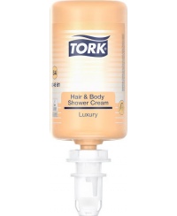 „Tork“ prabangus plaukų ir kūno dušo kremas, 1000ml