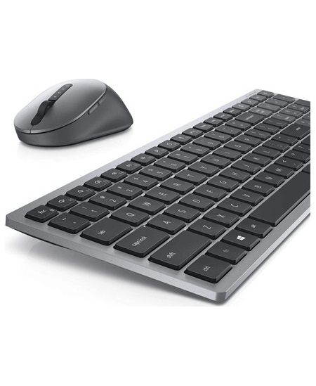 Dell | Keyboard and Mouse | KM7120W | Keyboard and Mouse Set | Wireless | Batteries included | EN/LT | Bluetooth | Titan Gray | 