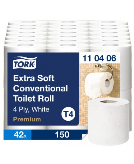 Buitinis tualetinis popierius TORK Premium (T4) 110406, 6 rit.