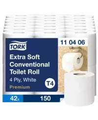 Buitinis tualetinis popierius TORK Premium (T4) 110406, 6 rit.