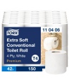 Buitinis tualetinis popierius TORK Premium (T4) 110406, 6 rit.