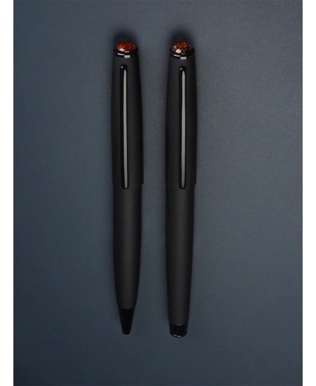 Rinkinys AMBER, tušinukas + rašiklis, dovanų dėžutėje