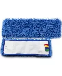 Mikropluošto šluostė grindų laikikliui, CHENILE, 50 cm, su kišenėlėmis