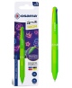 Automatinis 4 spalvų tušinukas OSAMA 4Multi Neon, 1 mm, žalias korpusas