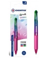 Automatinis 4 spalvų tušinukas OSAMA Rainbow, 1 mm, įvairių spalvų korpusas