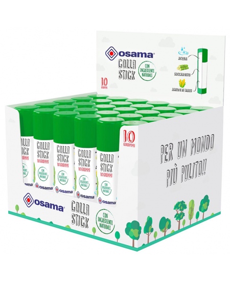 Pieštukiniai klijai iš natūralių medžiagų OSAMA, 10 g