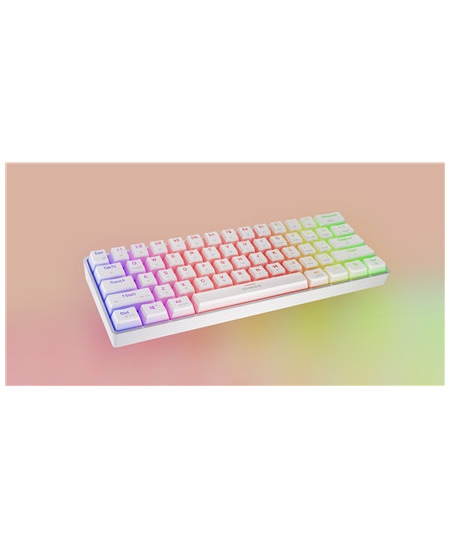 Genesis | THOR 660 G2 | Gaming keyboard | Wireless/Wired | US | White | 2.4 GHz, Bluetooth, USB | Tactile