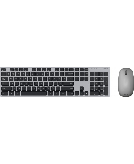 Asus W5000 Keyboard and Mouse Set, Wireless, Mouse included, RU, Grey