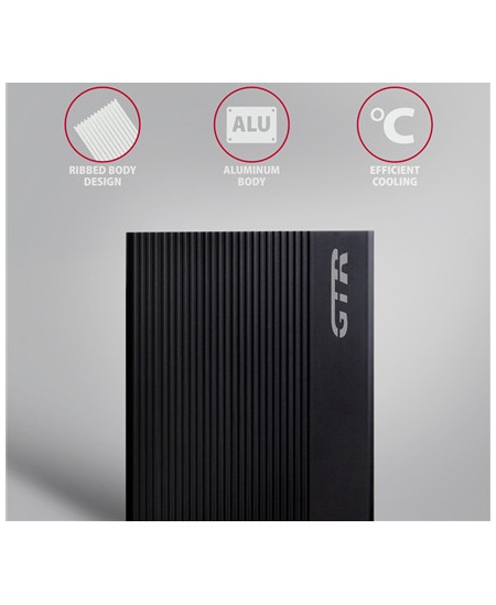 AXAGON Ribbed aluminum USB 3.2 Gen 1 - SATA 6G external box for 3.5" HDD | EE35-GTR