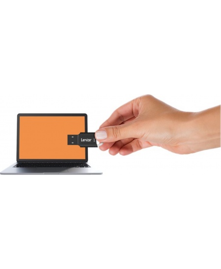 Lexar USB Flash Drive JumpDrive V40 64 GB, USB 2.0, Black