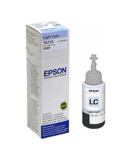 Epson T6735 (C13T67354A) Rašalo papildymo buteliukas, Šviesiai žydra