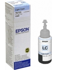 Epson T6735 (C13T67354A) Rašalo papildymo buteliukas, Šviesiai žydra