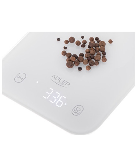 Adler Kitchen Scale | AD 3181w | Graduation 1 g | Display type LED | White