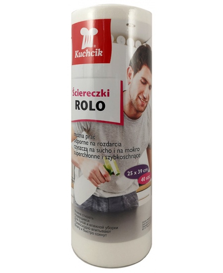 Šluostės rulone KUCHCIK, 40 vnt