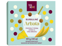Burbulinė ananasų ir mangų arbata su chia sėklomis SKANOVĖ, 300 g.