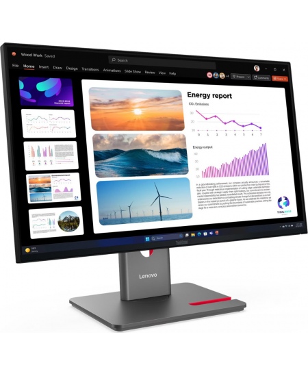 Lenovo ThinkVision P24q-40 23.8 2560x1440/HDMI/USB-C/3Y Warranty | Lenovo