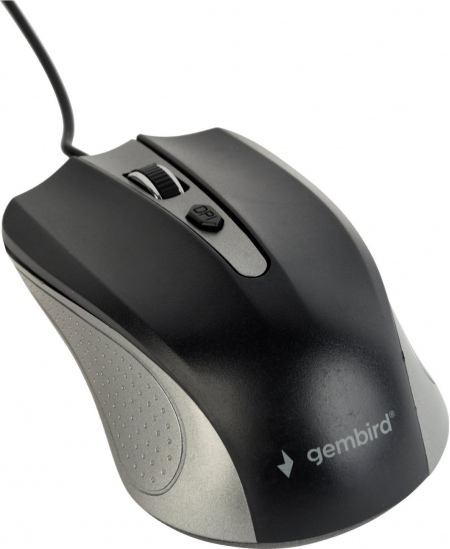 Gembird MUS-4B-01-GB Optical Mouse, Spacegrey/Black, USB