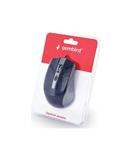 Gembird MUS-4B-01-GB Optical Mouse, Spacegrey/Black, USB