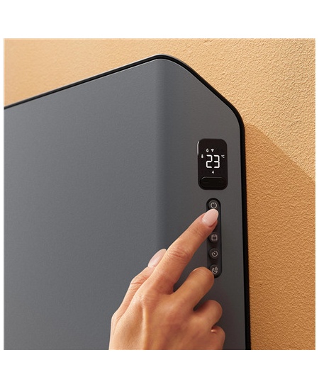 Duux Edge 2000 Smart Convector Heater 2000 W, Suitable for rooms up to 30 m², Gray, Indoor, Remote Control via Smartphone