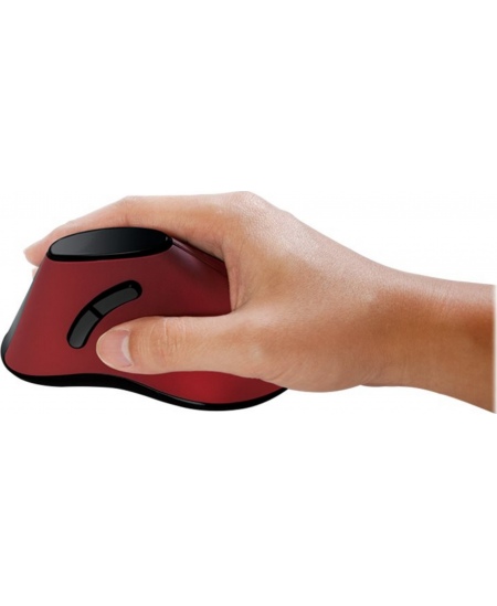 Logilink | Ergonomic Vertical Mouse | ID0159 | Optical | Wireless | Red