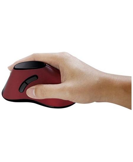 Logilink | Ergonomic Vertical Mouse | ID0159 | Optical | Wireless | Red