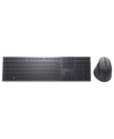 Dell | Premier Collaboration Keyboard and Mouse | KM900 | Keyboard and Mouse Set | Wireless | US | Graphite | USB-A | Wireless c