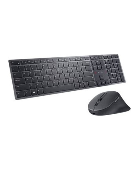 Dell | Premier Collaboration Keyboard and Mouse | KM900 | Keyboard and Mouse Set | Wireless | US | Graphite | USB-A | Wireless c