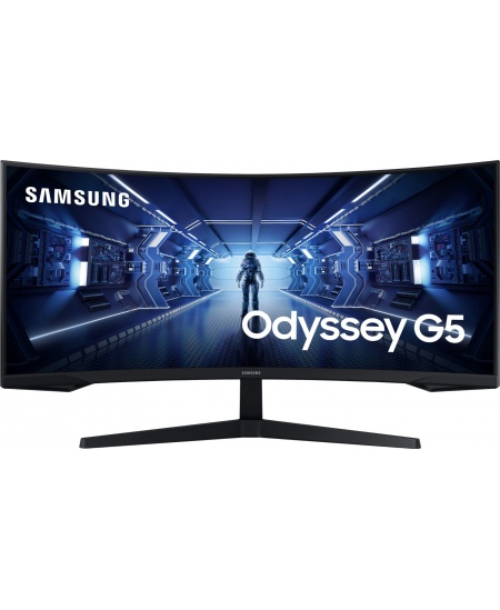 Samsung | Curved Monitor | LC34G55TWWPXEN | 34 " | VA | UWQHD | 21:9 | 165 Hz | 1 ms | 3440 x 1440 | 250 cd/m² | HDMI port