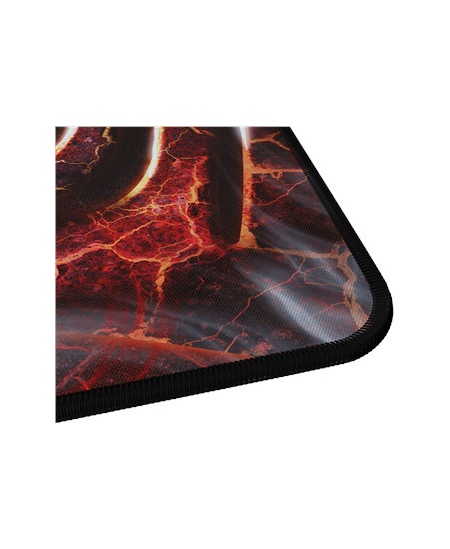 Genesis Mouse Pad Carbon 500 MAXI LAVA G2 Edition, Multicolor, 450 x 900 x 2.5 mm