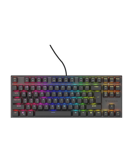 Genesis THOR 303 | Mechanical Gaming Keyboard | Wired | US | Black | USB Type-A | Outemu Peach Silent