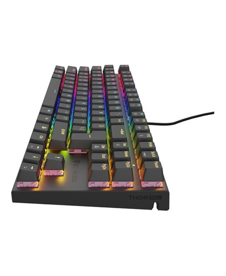 Genesis THOR 303 | Mechanical Gaming Keyboard | Wired | US | Black | USB Type-A | Outemu Peach Silent