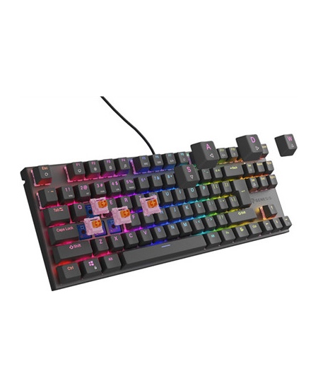 Genesis THOR 303 | Mechanical Gaming Keyboard | Wired | US | Black | USB Type-A | Outemu Peach Silent